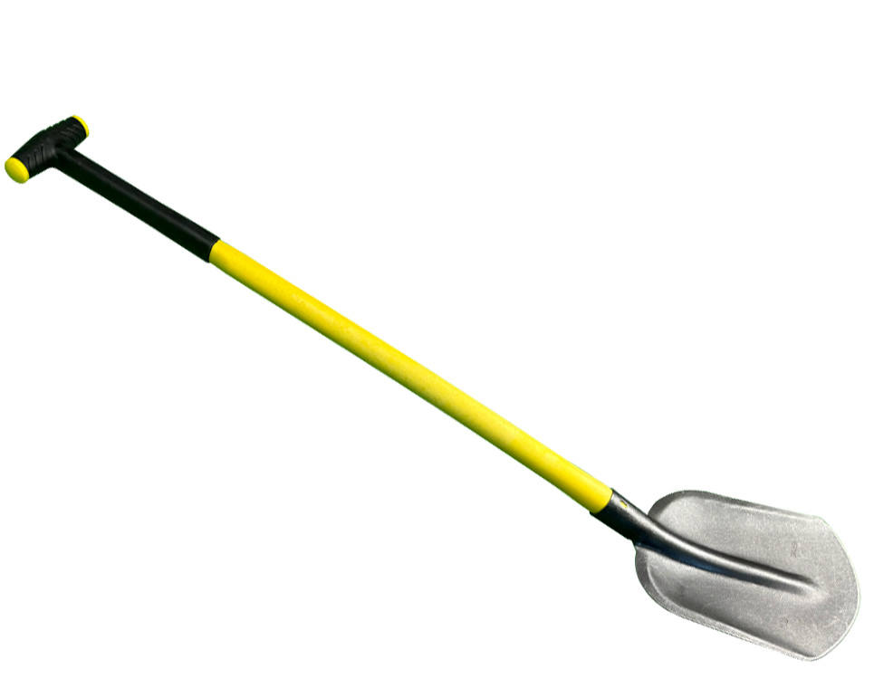Dutch scoop shovel medium with 110cm fiberglass T-handle